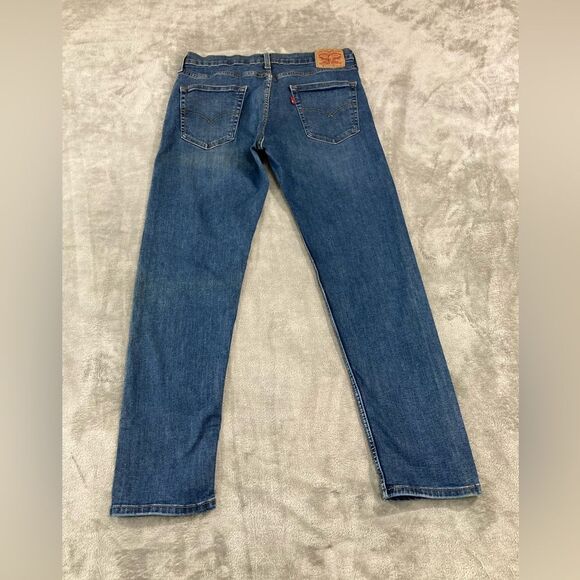 Levi’s Men’s 34x32 502 Taper Jeans Blue Denim Regular Fit Stretch Casual - Picture 3 of 13